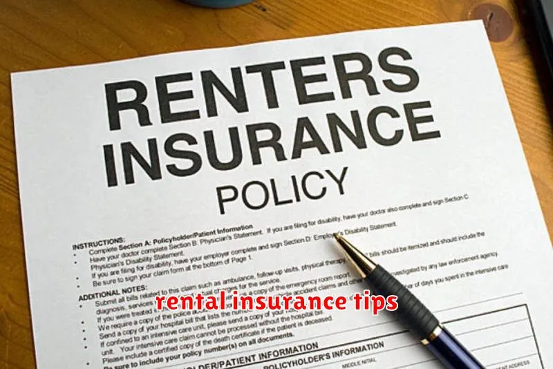 rental insurance tips