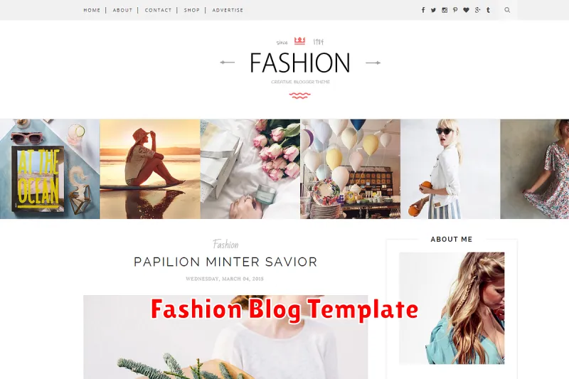 Fashion Blog Template