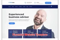 Financial Website Template