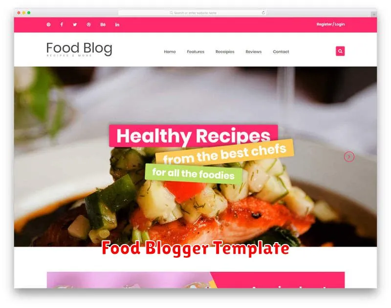 Food Blogger Template