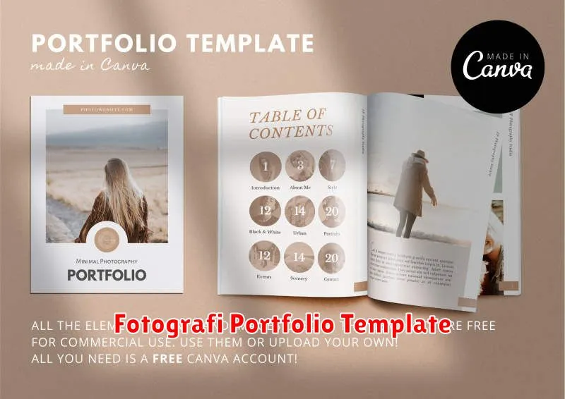 Fotografi Portfolio Template