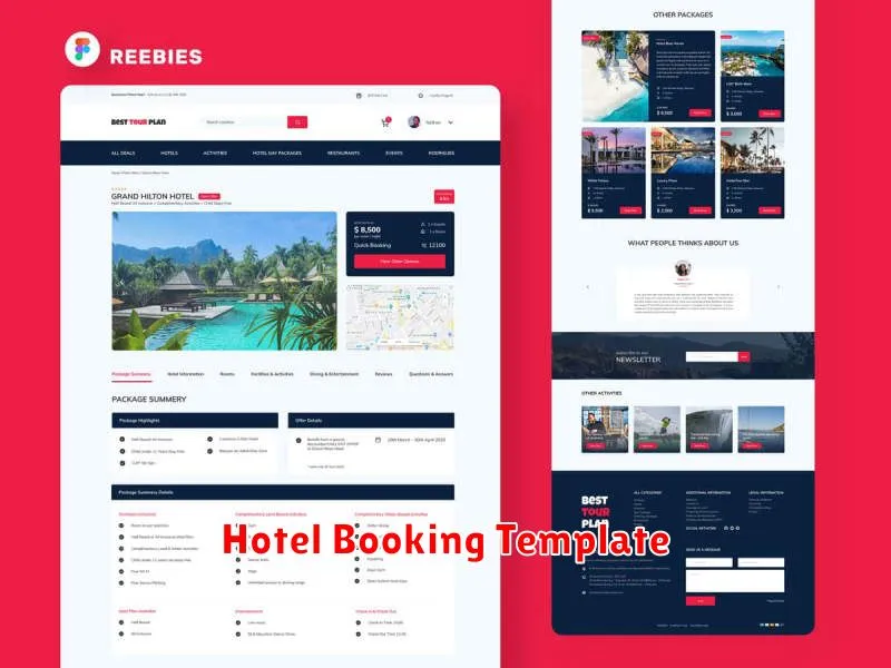 Hotel Booking Template