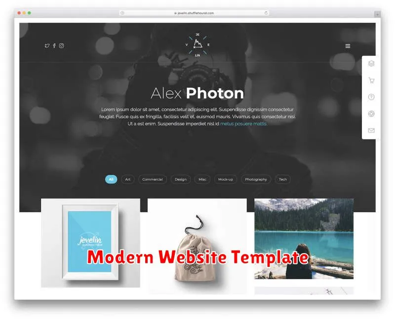 Modern Website Template