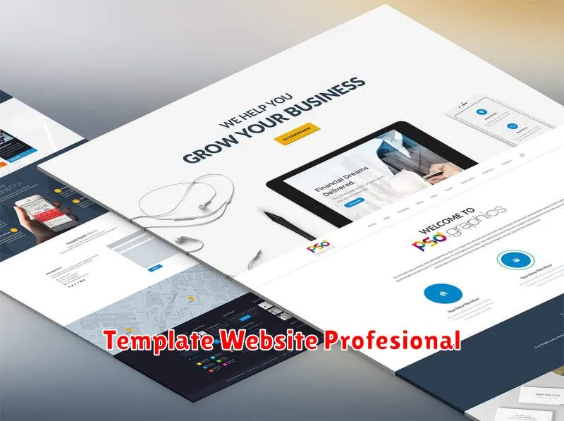 Template Website Profesional