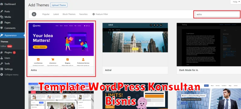 Template WordPress Konsultan Bisnis