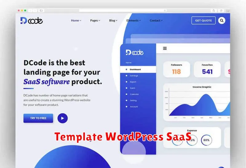 Template WordPress SaaS