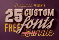 custom font