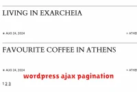 wordpress ajax pagination